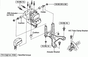 Toyota Camry and Avalon 1997-2000 BOSCH absactuator